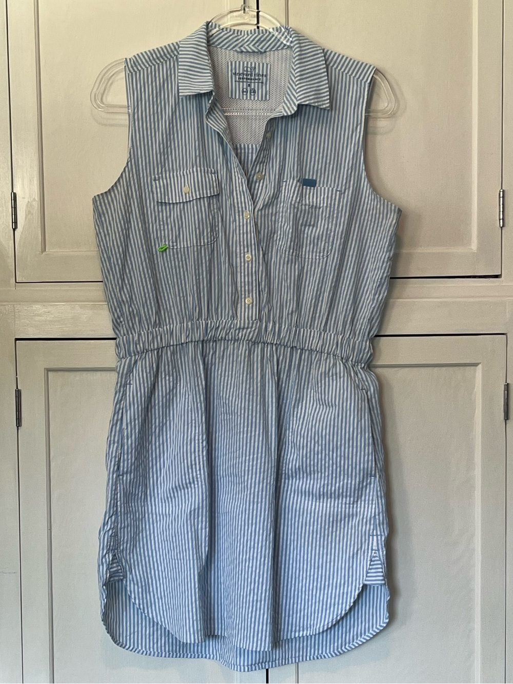 VINEYARD VINES | 8 | Harbor Dress | Performance | Seersucker